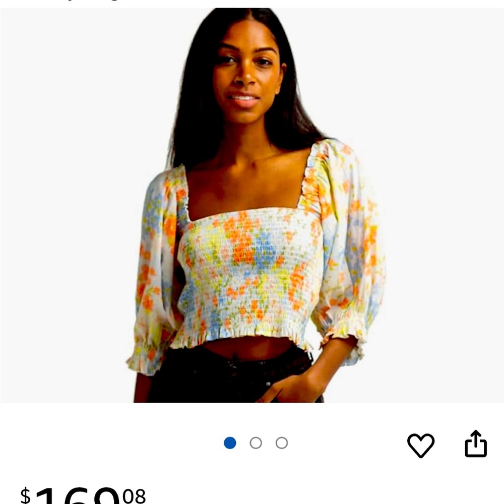 Billabong * Feelin’ Groovy * Smocked Shirt